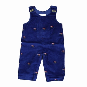 Classic Prep Boys Navy with Skiers Overalls 2-piece outfit boys, toddler matching sets