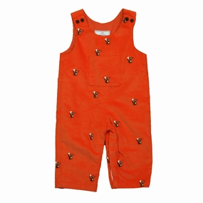 Classic Prep Boys Pureed Pumpkin with Fox Romper 2-piece outfit boys, toddler matching sets
