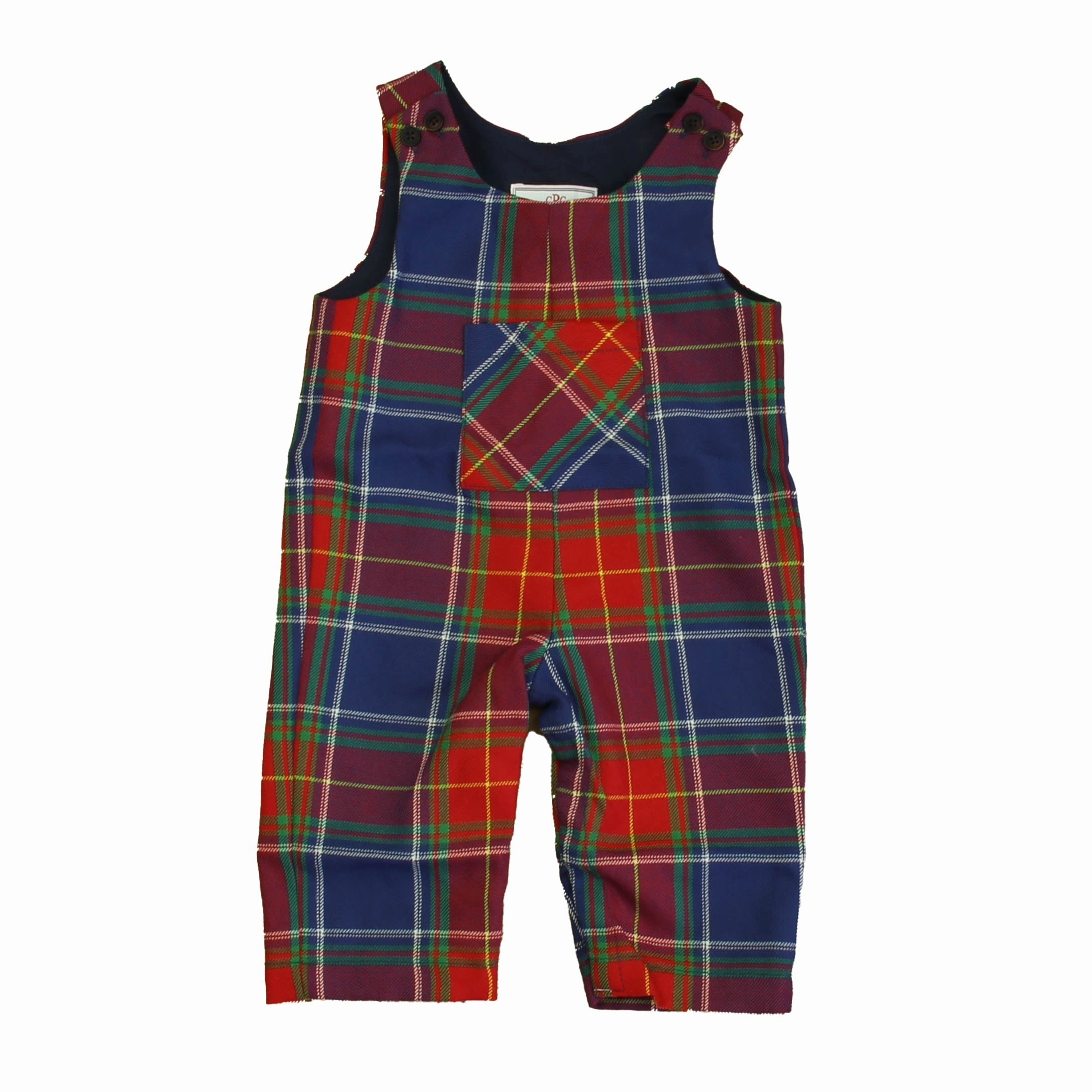 Classic Prep Boys Scottish Tartan Romper Boys Summer Matching Set