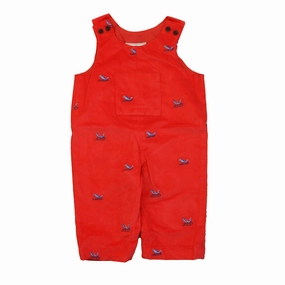 Classic Prep Boys Tomato with Sleighs Romper 2-piece outfit boys, toddler matching sets