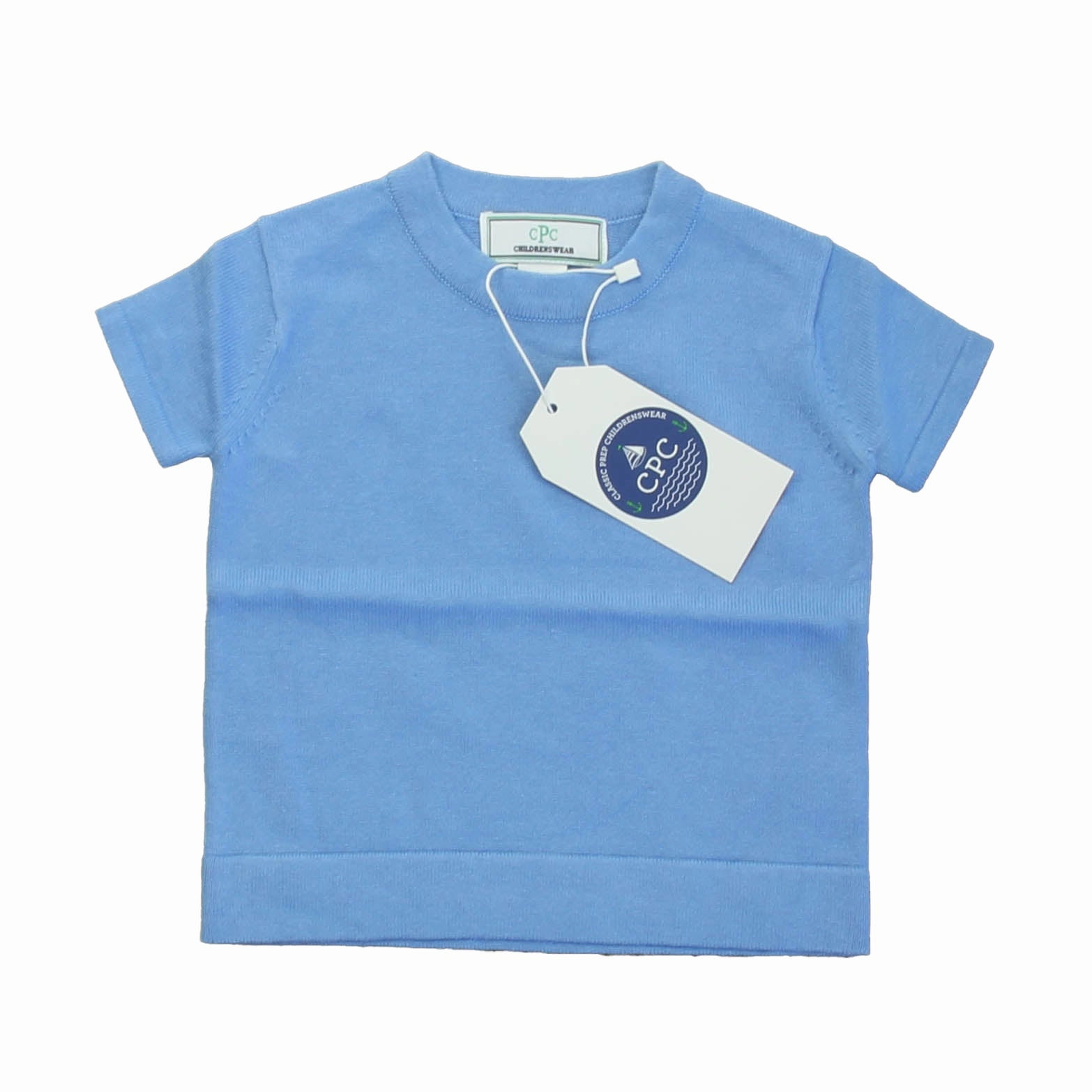 Classic Prep Girls Robins Egg Blue Sweater Size: 12-24 Months girls knit pullovers, cardigan sweaters girls