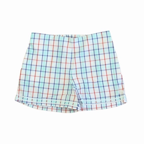 Classic Prep Girls Surf's Up Plaid Shorts Size: 6-14 Years girls bermuda shorts, bike shorts girls