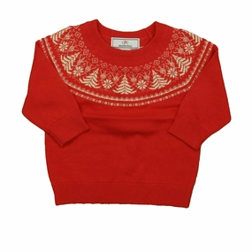 Classic Prep Girls Tomato Sweater girls knit pullovers, cardigan sweaters girls