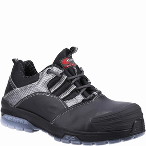 Cofra Caravaggio S3 SRC Safety Trainer Lightweight Running Shoes,Slip On Athletic Shoes,Breathable Workout Shoes