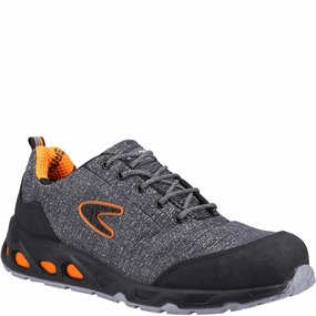 Cofra Reconverted S1P SRC Safety Trainer Lightweight Running Shoes,Slip On Athletic Shoes,Breathable Workout Shoes