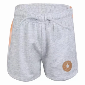 Converse Chuck Taylor All Star Shorts Kids Small Gray Drawstring Waist VSQ116 boys athletic shorts, cargo shorts boys
