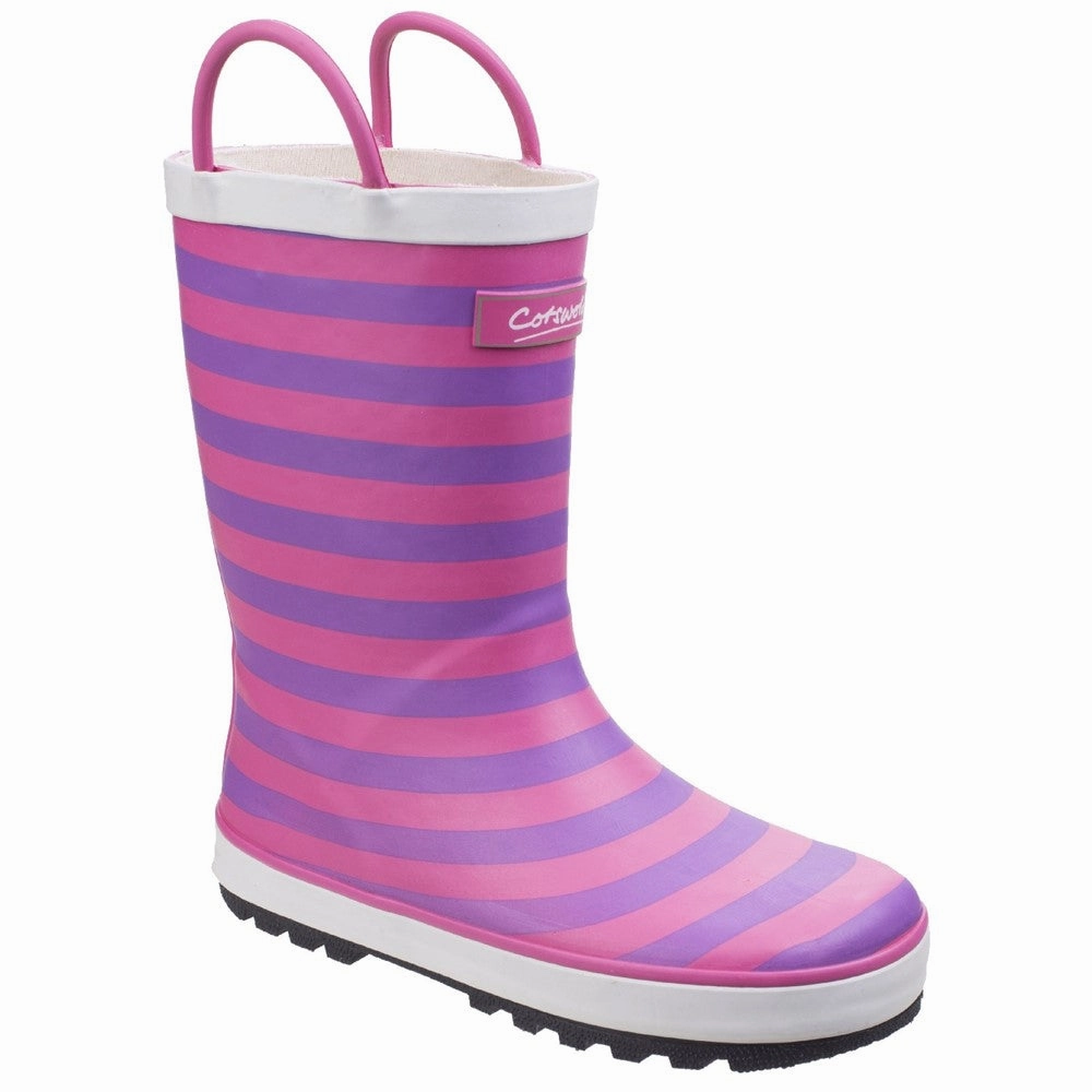 Cotswold Captain Stripy Wellies Kids Athletic Shoes,Toddler Sports Shoes,Youth Casual Shoes