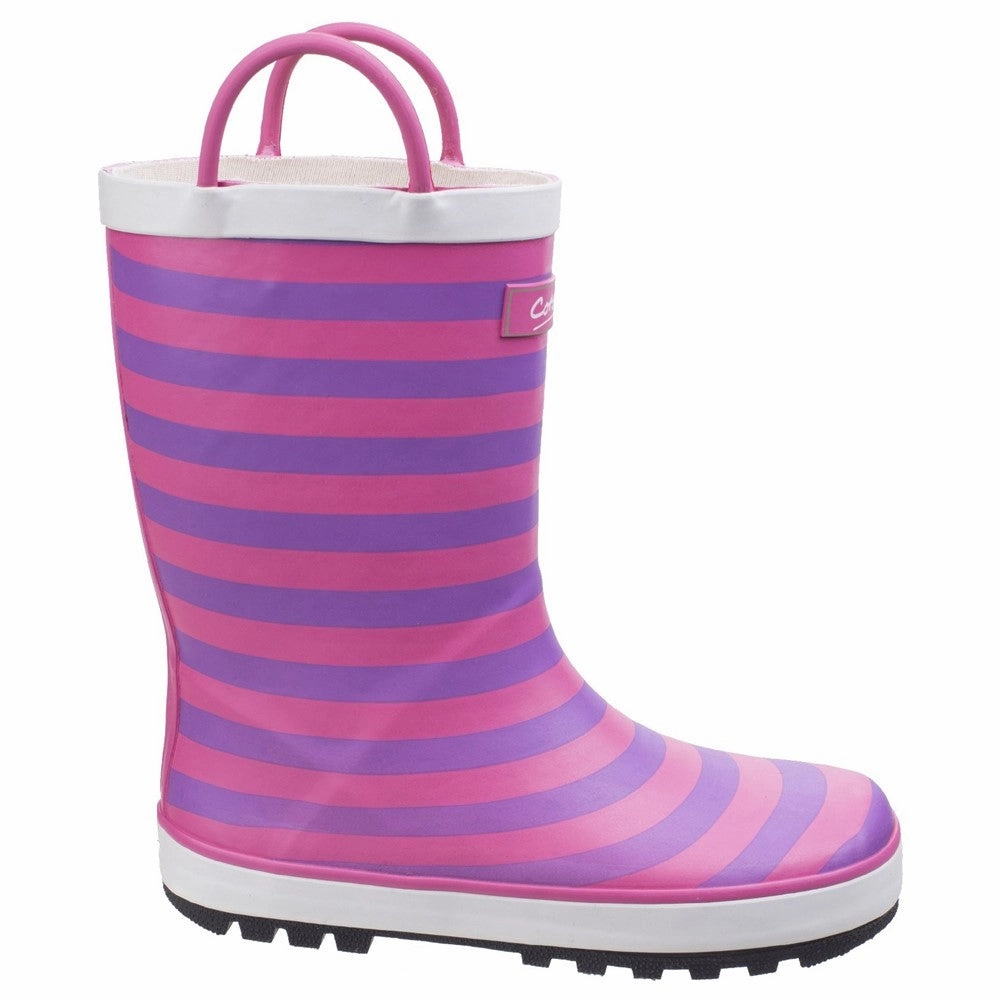 Cotswold Captain Stripy Wellies Girls Sneakers Girls Running Shoes