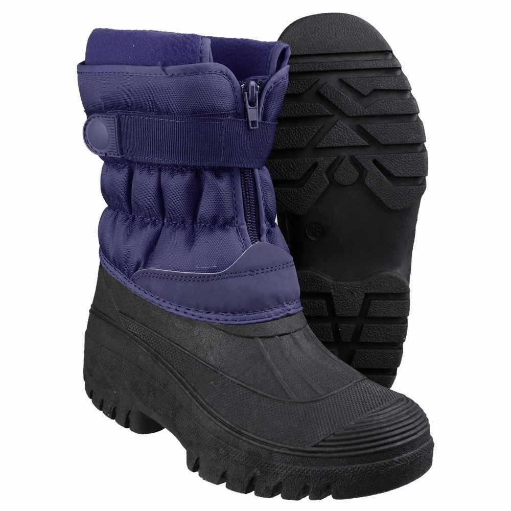 Cotswold Chase Touch Fastening and Zip up Winter Boot Women's Sneakers Casual Walking Shoes