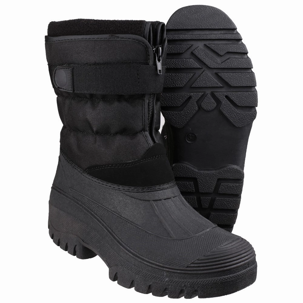 Cotswold Chase Touch Fastening and Zip up Winter Boot Women's Sneakers Casual Walking Shoes
