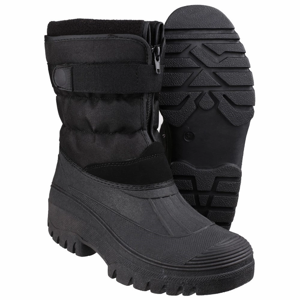 Cotswold Chase Touch Fastening and Zip up Winter Boot Women's Sneakers Casual Walking Shoes