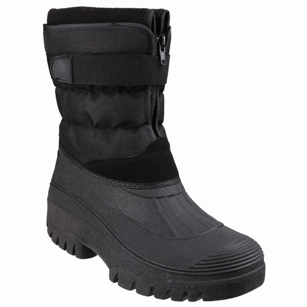 Cotswold Chase Touch Fastening and Zip up Winter Boot Lightweight Running Shoes,Slip On Athletic Shoes,Breathable Workout Shoes