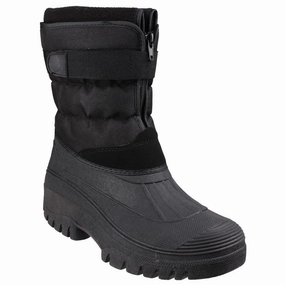 Cotswold Chase Touch Fastening and Zip up Winter Boot Lightweight Running Shoes,Slip On Athletic Shoes,Breathable Workout Shoes