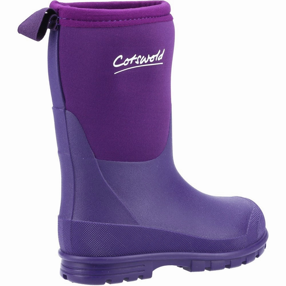 Cotswold Hilly Neoprene Childrens Wellington Boot Girls Sneakers Girls Running Shoes