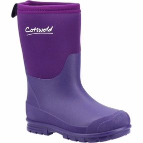 Cotswold Hilly Neoprene Childrens Wellington Boot Kids Tennis Shoes,Toddler Athletic Shoes,Youth Casual Shoes