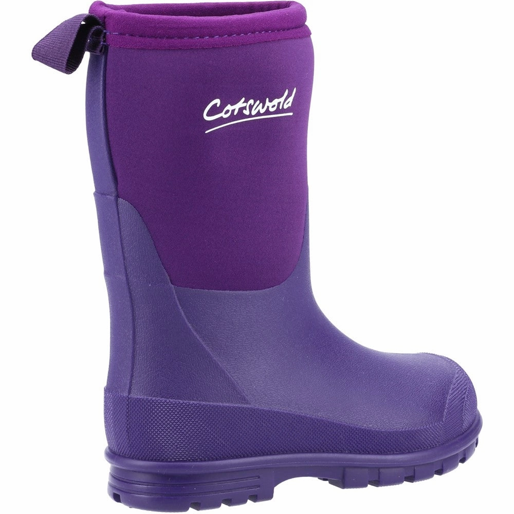 Cotswold Hilly Neoprene Childrens Wellington Boot Girls Sneakers Girls Running Shoes