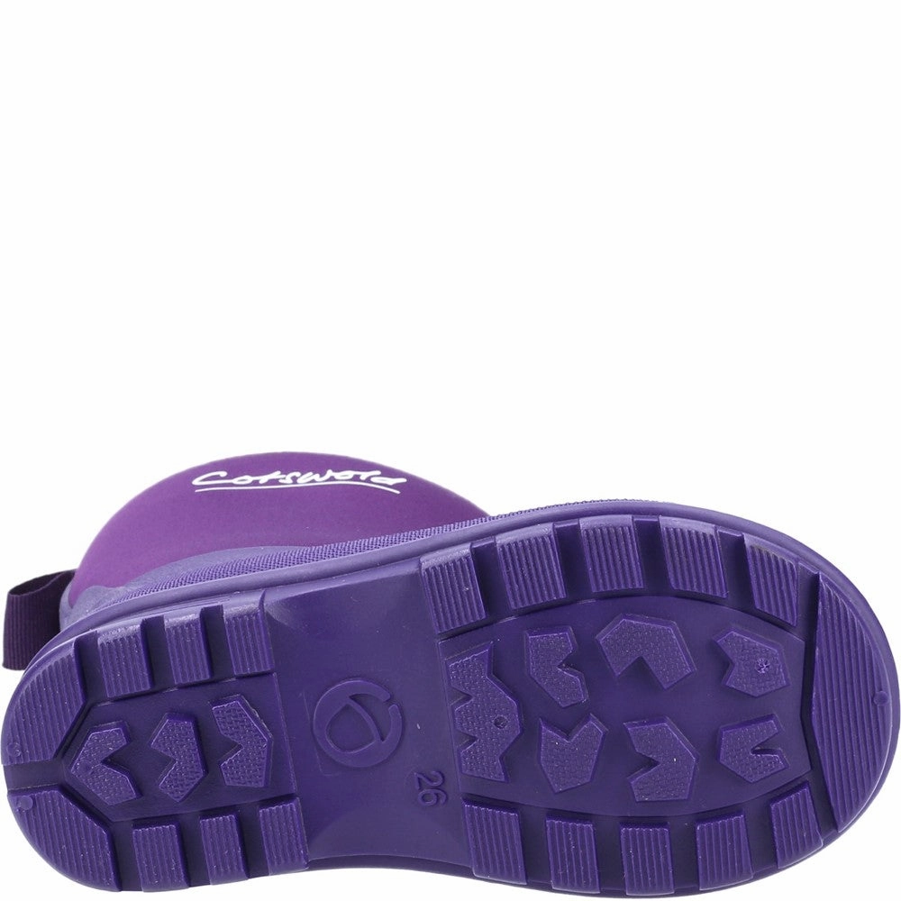 Cotswold Hilly Neoprene Childrens Wellington Boot Girls Sneakers Girls Running Shoes