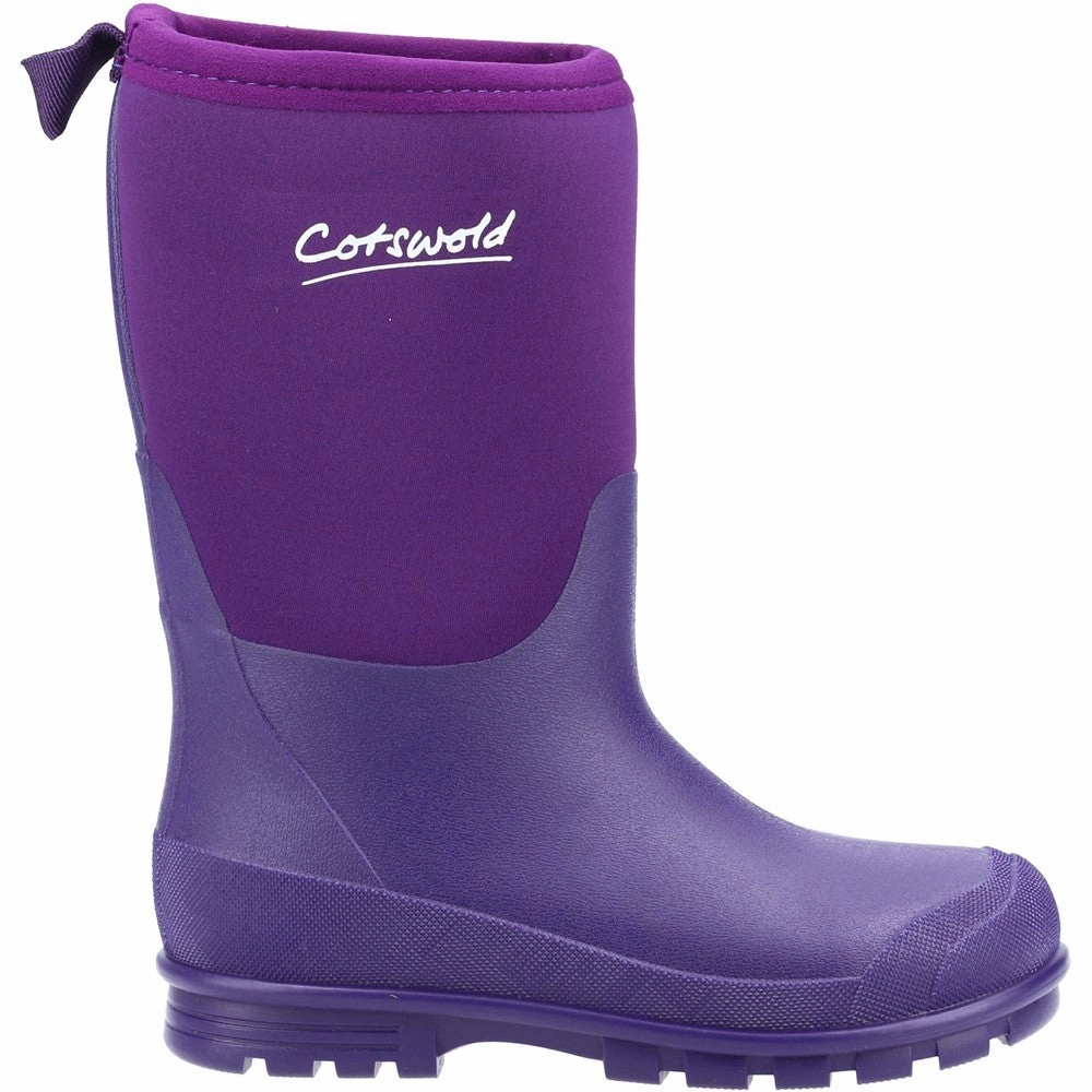 Cotswold Hilly Neoprene Childrens Wellington Boot Girls Sneakers Girls Running Shoes