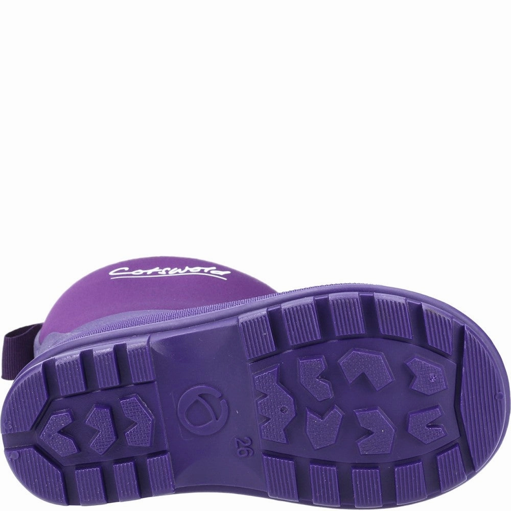 Cotswold Hilly Neoprene Childrens Wellington Boot Girls Sneakers Girls Running Shoes