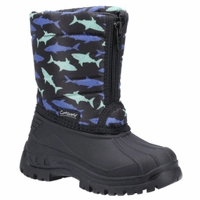 Cotswold Iceberg Zip Snow Boot Kids Tennis Shoes,Toddler Athletic Shoes,Youth Casual Shoes