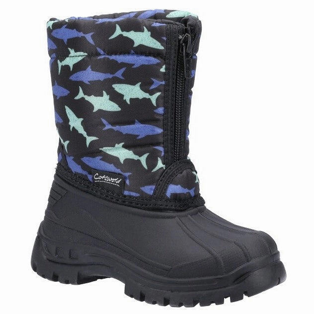 Cotswold Iceberg Zip Snow Boot Kids Tennis Shoes,Toddler Athletic Shoes,Youth Casual Shoes