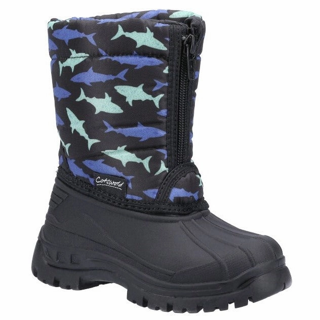 Cotswold Iceberg Zip Snow Boot Kids Tennis Shoes,Toddler Athletic Shoes,Youth Casual Shoes