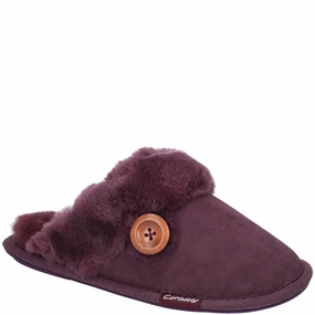 Cotswold Lechlade Sheepskin Mule Slipper Lightweight Running Shoes,Slip On Athletic Shoes,Breathable Workout Shoes