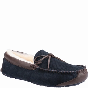 Cotswold Northwood Sheepskin Moccasin Slipper Basketball Shoes, Running Shoes