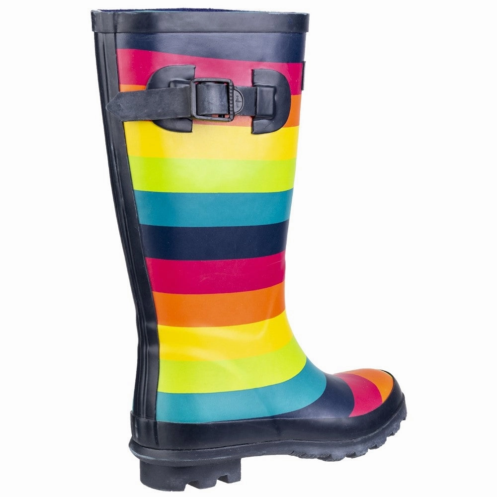 Cotswold Rainbow Wellington Boot Girls Sneakers Girls Running Shoes