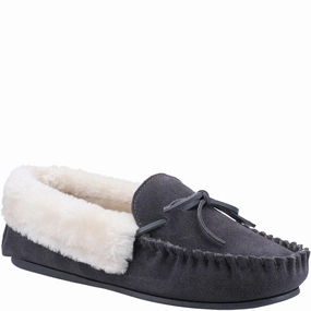 Cotswold Sopworth Moccasin Slipper Lightweight Running Shoes,Slip On Athletic Shoes,Breathable Workout Shoes