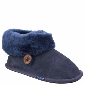 Cotswold Wotton Sheepskin Bootie Lightweight Running Shoes,Slip On Athletic Shoes,Breathable Workout Shoes