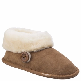 Cotswold Wotton Sheepskin Bootie Lightweight Running Shoes,Slip On Athletic Shoes,Breathable Workout Shoes