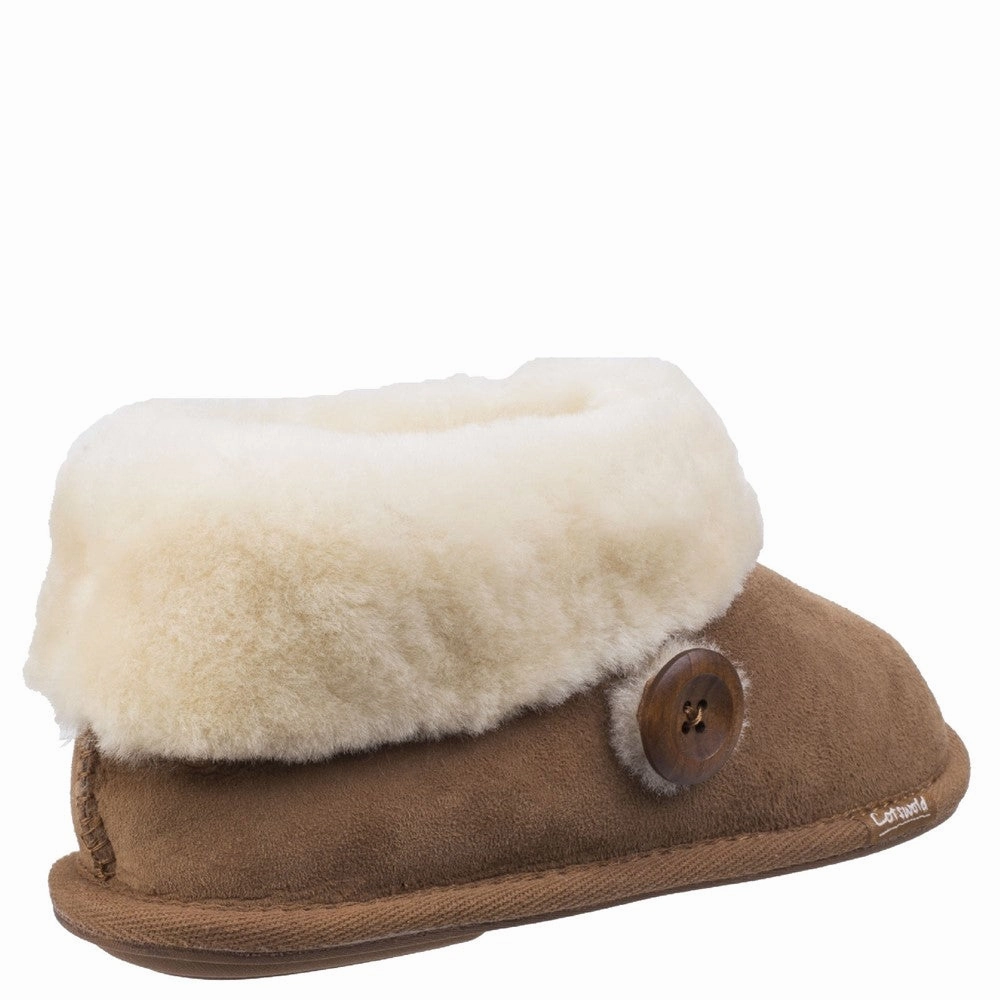 Cotswold Wotton Sheepskin Bootie Women's Sneakers Casual Walking Shoes