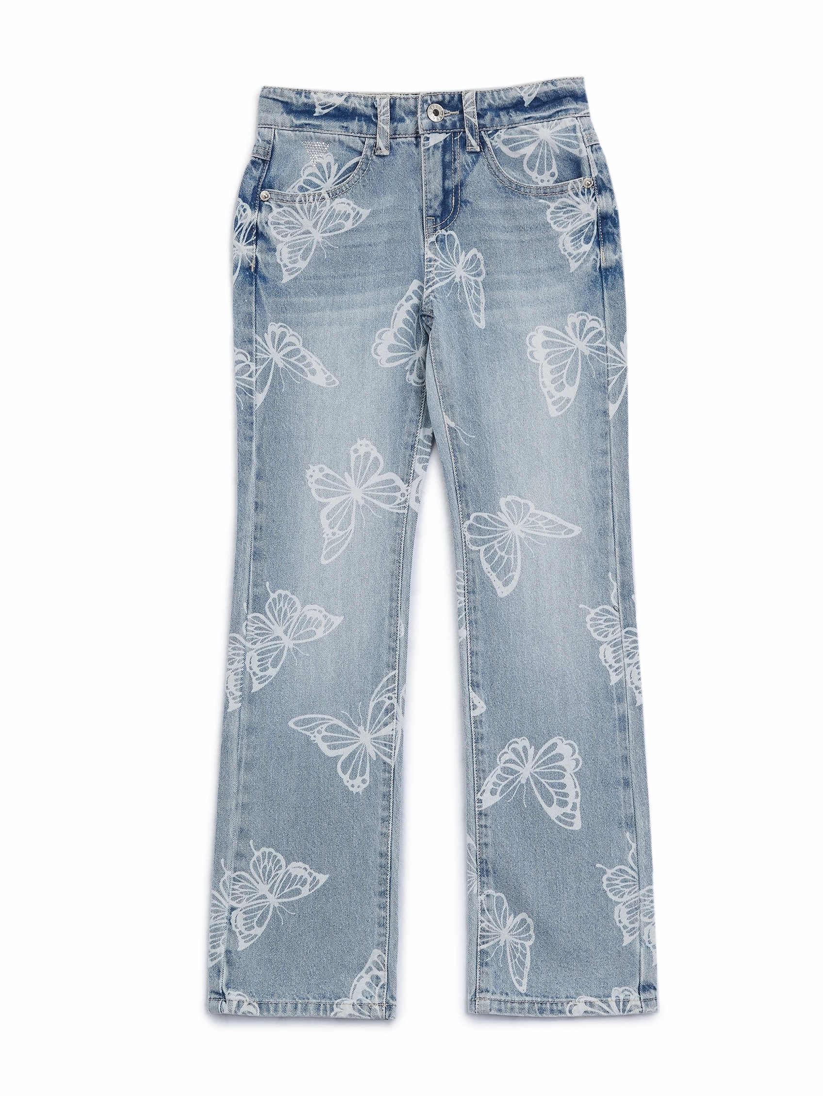 Courtney Flared Jeans (7-16) girls bootcut jeans, stretch denim girls