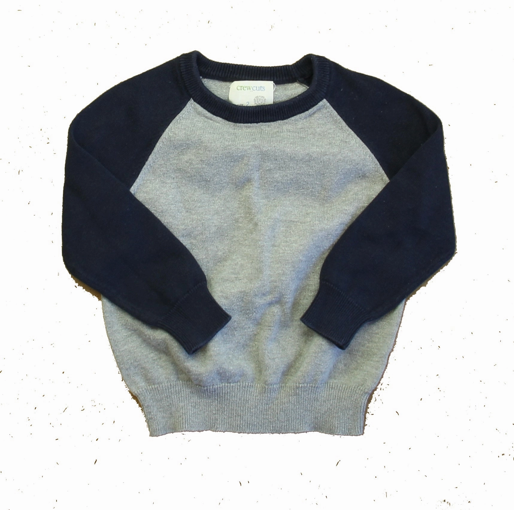 Crewcuts Boys Gray | Navy Sweater boys cable knit, zip up knitwear boys