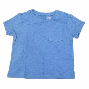 Crewcuts Girls Blue T-Shirt ruffle tops girls, long sleeve tees girls