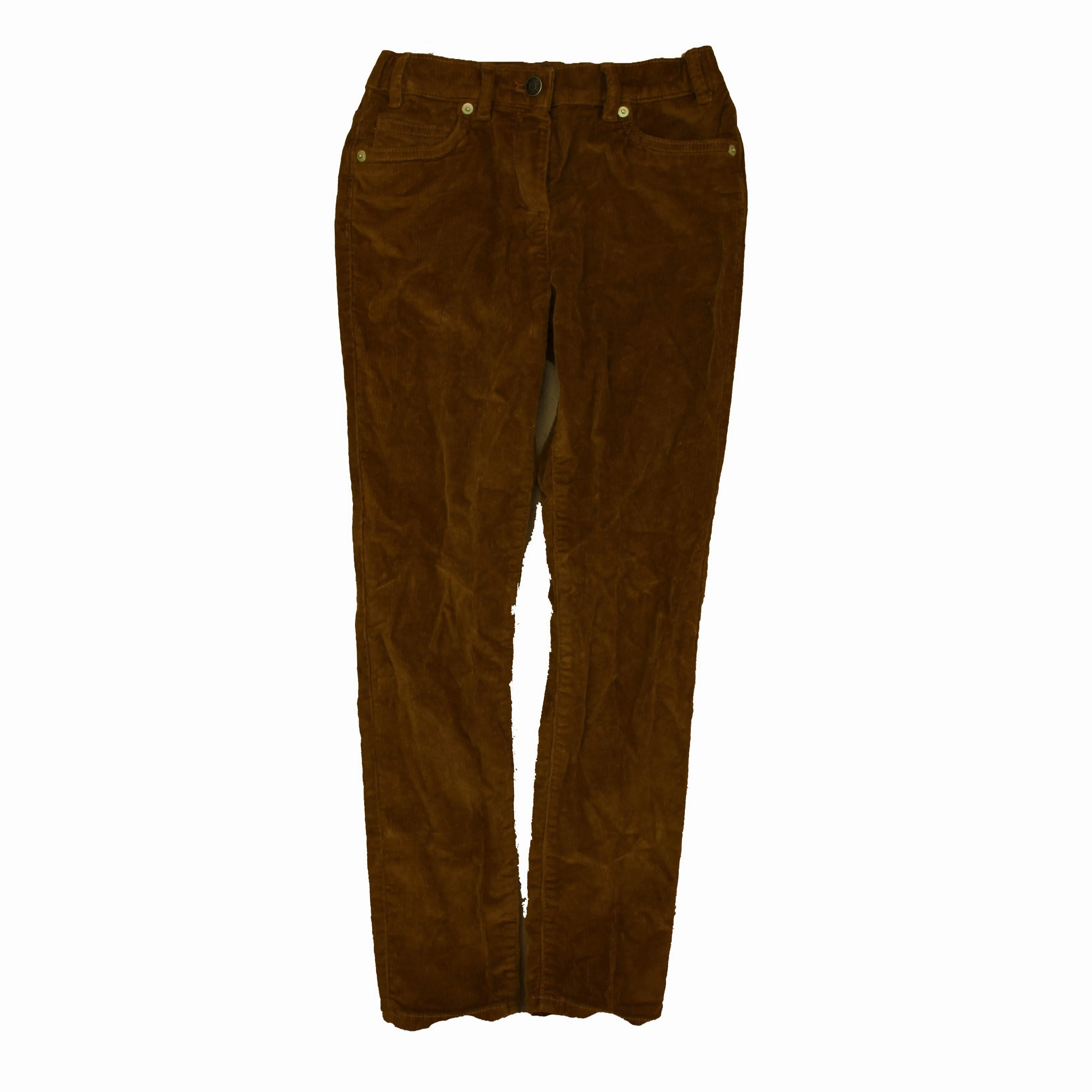 Crewcuts Girls Brown Corduroy Pants Boys Elastic Waist Trousers
