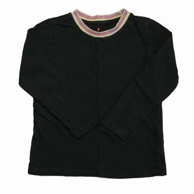 Crewcuts Girls Gray | Pink Long Sleeve T-Shirt ruffle tops girls, long sleeve tees girls
