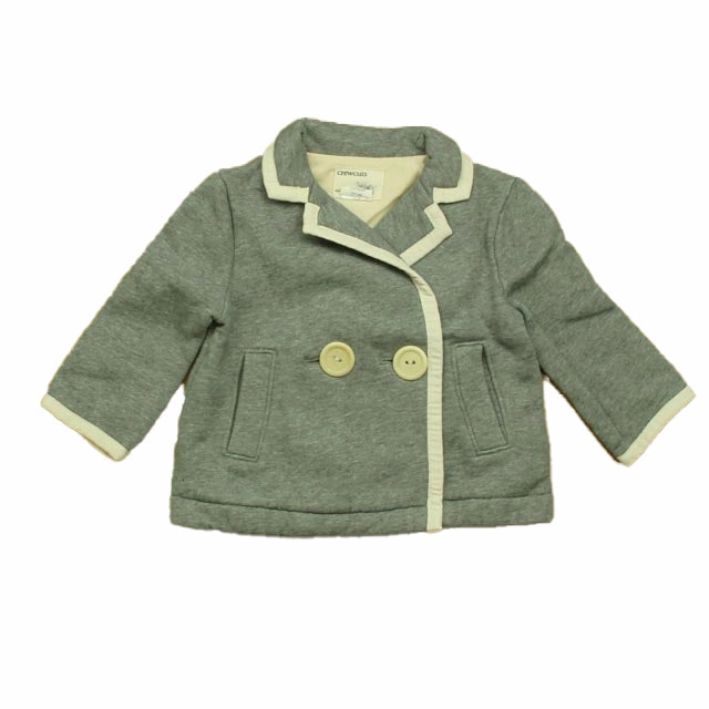 Crewcuts Girls Gray Jacket Girls Sherpa Coat