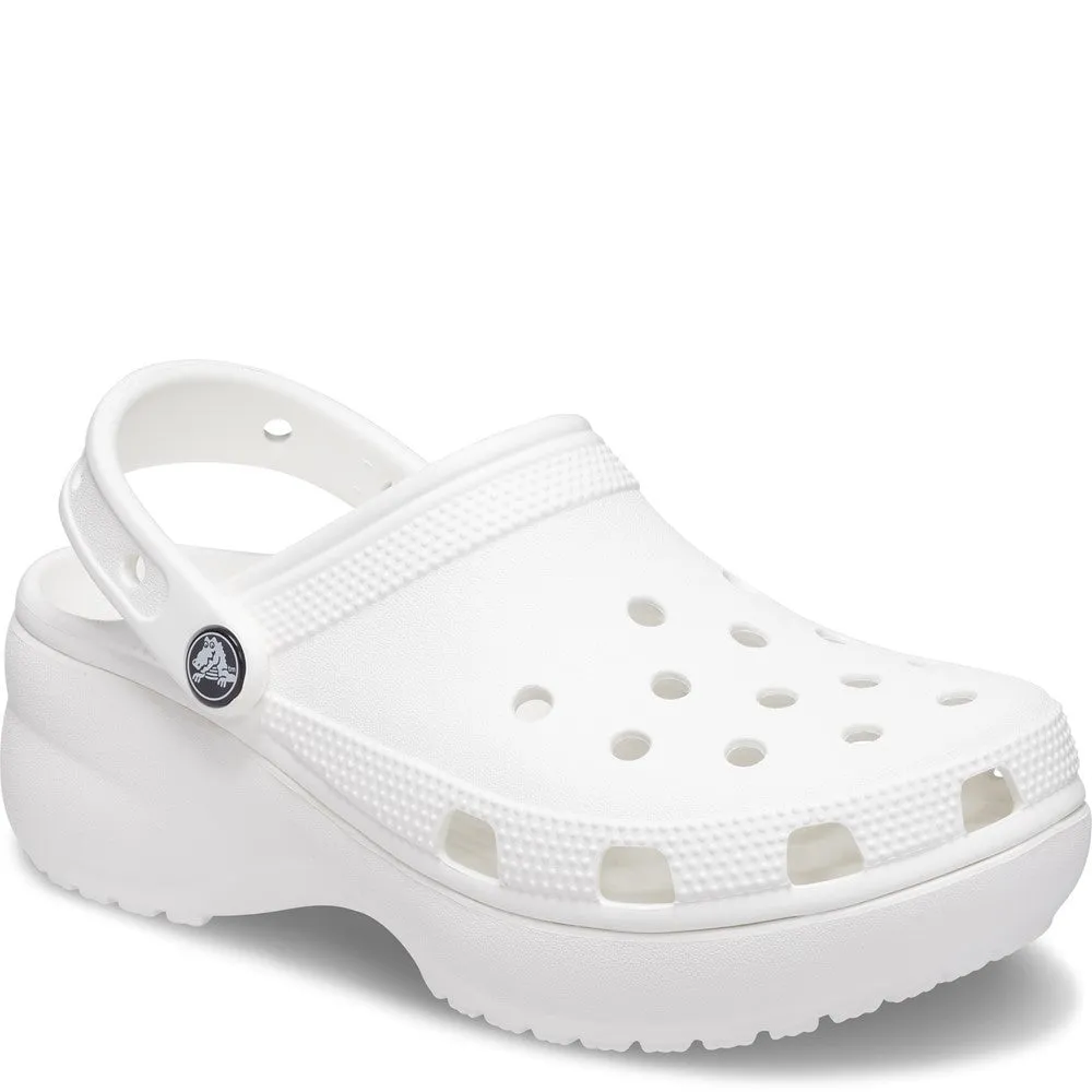 Crocs Classic Platform Clog Lightweight Running Shoes,Slip On Athletic Shoes,Breathable Workout Shoes