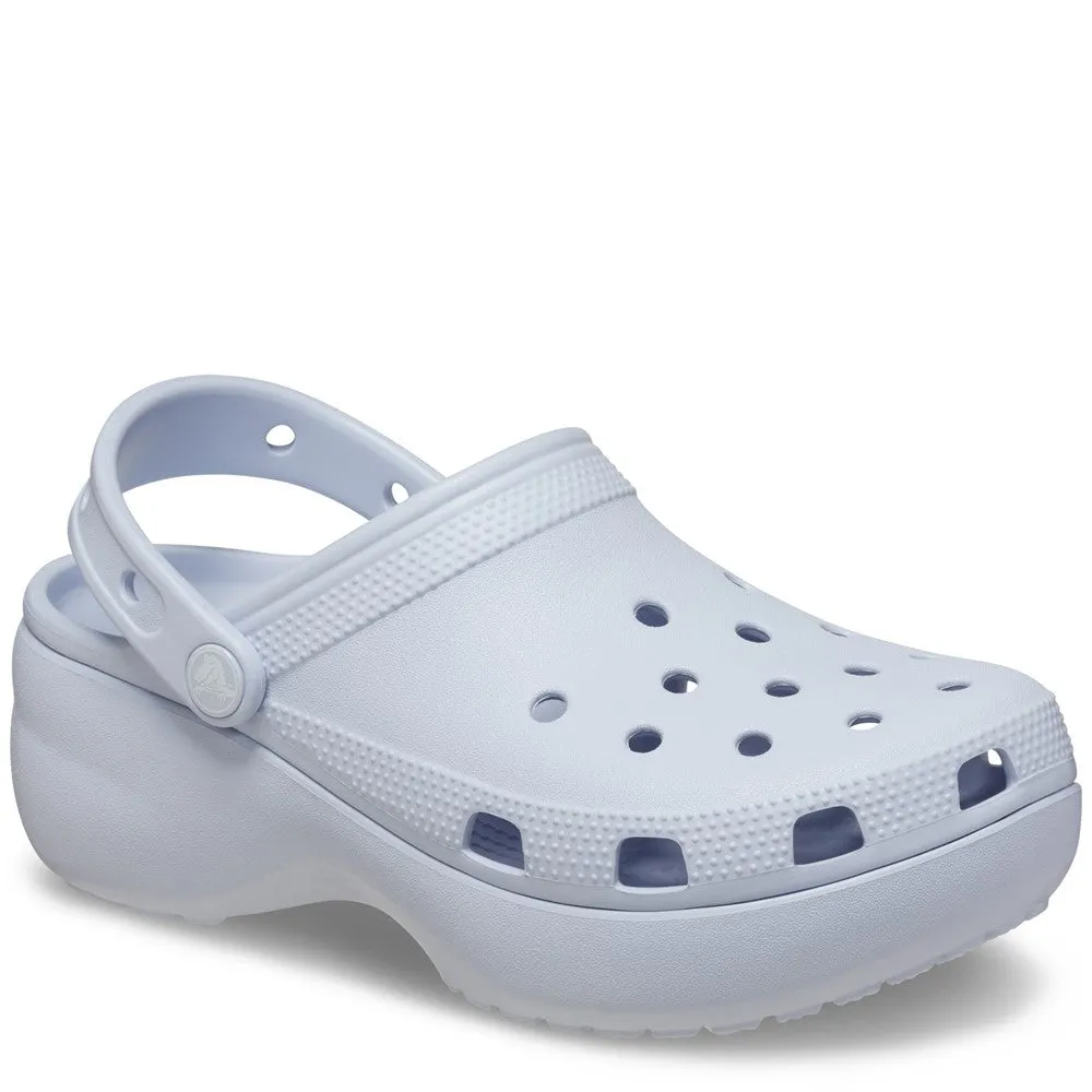 Crocs Classic Platform Clog Lightweight Running Shoes,Slip On Athletic Shoes,Breathable Workout Shoes