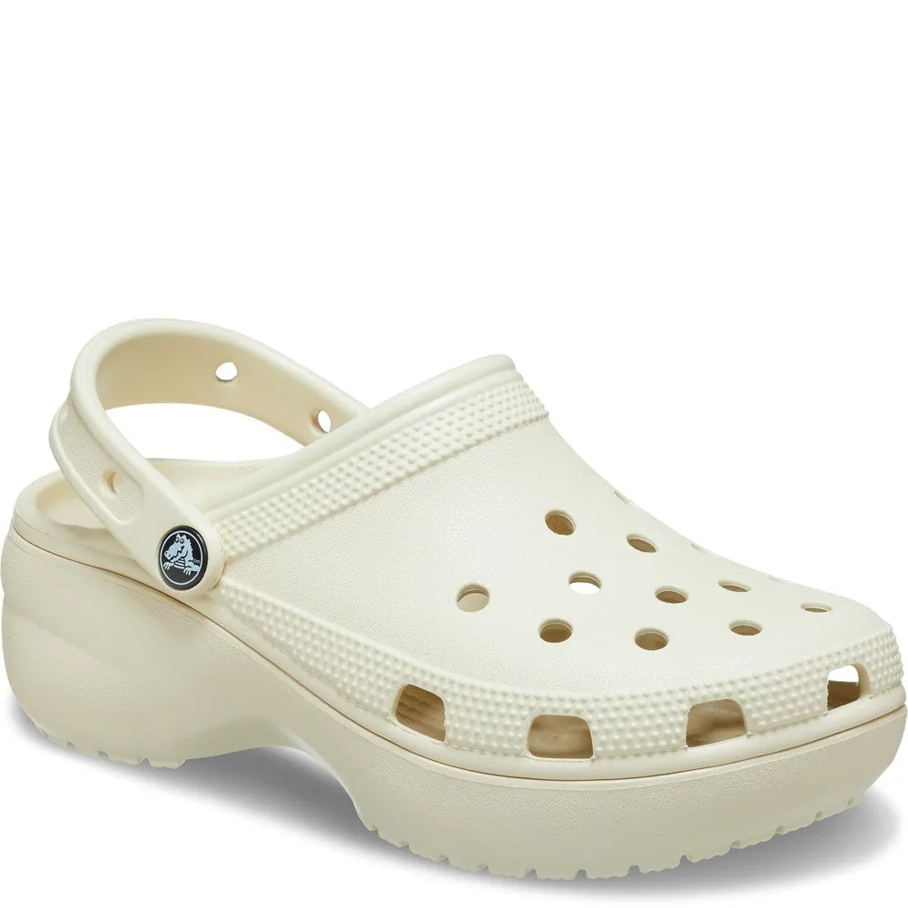 Crocs Classic Platform Clog Lightweight Running Shoes,Slip On Athletic Shoes,Breathable Workout Shoes