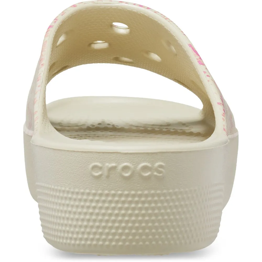 Crocs Classic Platform Slide Women's Sneakers Casual Walking Shoes