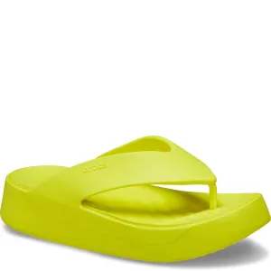 Crocs Getaway Platform Flip Lightweight Running Shoes,Slip On Athletic Shoes,Breathable Workout Shoes