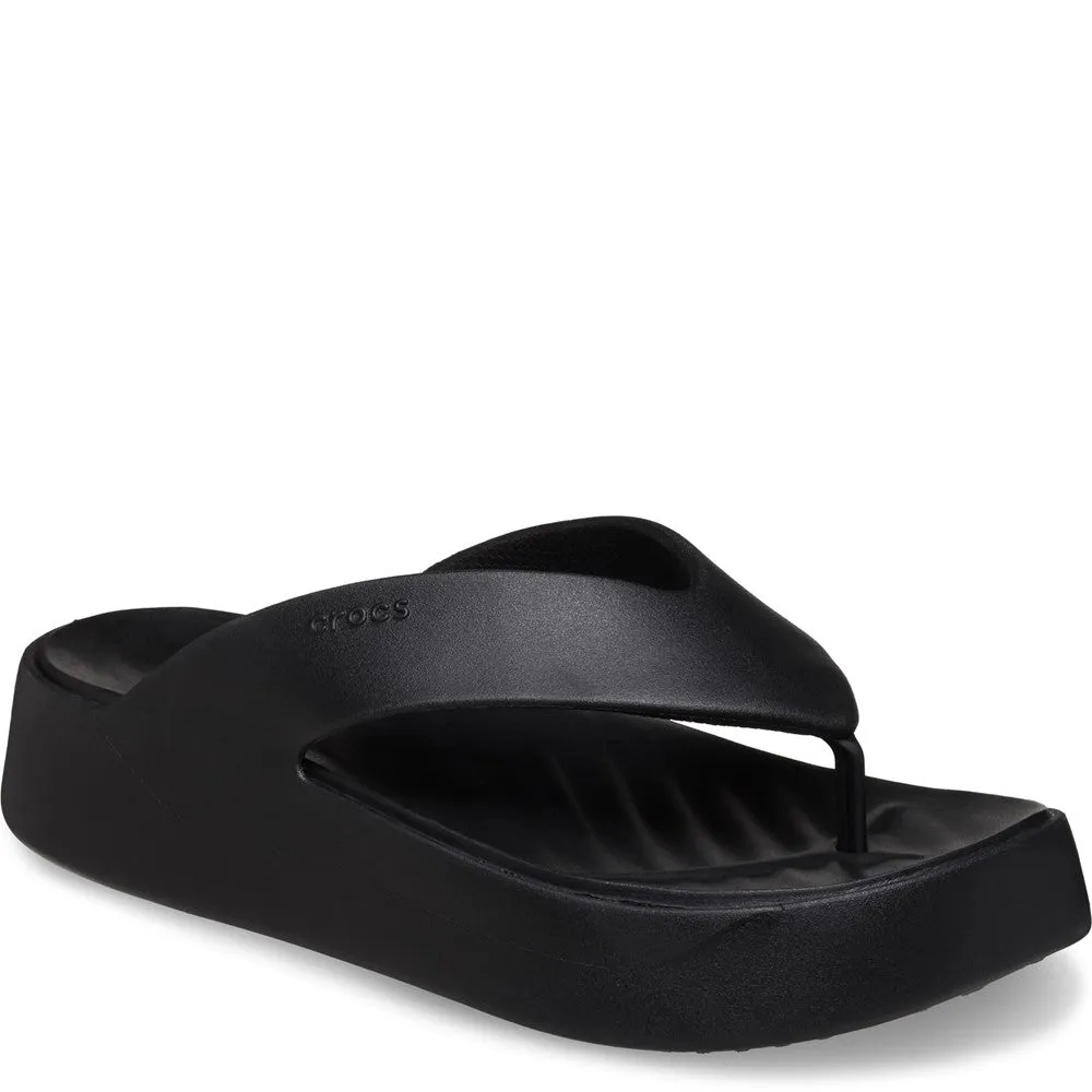 Crocs Getaway Platform Flip Lightweight Running Shoes,Slip On Athletic Shoes,Breathable Workout Shoes