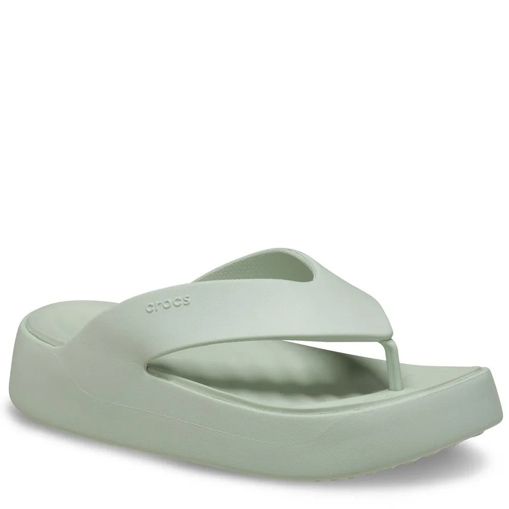 Crocs Getaway Platform Flip Lightweight Running Shoes,Slip On Athletic Shoes,Breathable Workout Shoes