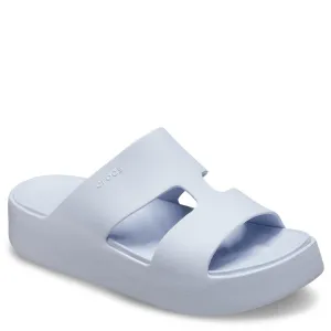 Crocs Getaway Platform H-Strap Mule Lightweight Running Shoes,Slip On Athletic Shoes,Breathable Workout Shoes