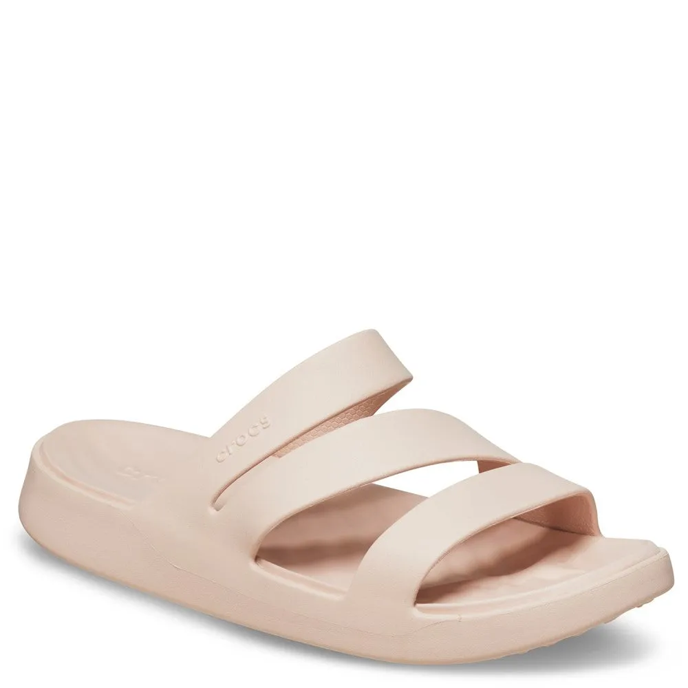 Crocs Getaway Strappy Mule Lightweight Running Shoes,Slip On Athletic Shoes,Breathable Workout Shoes