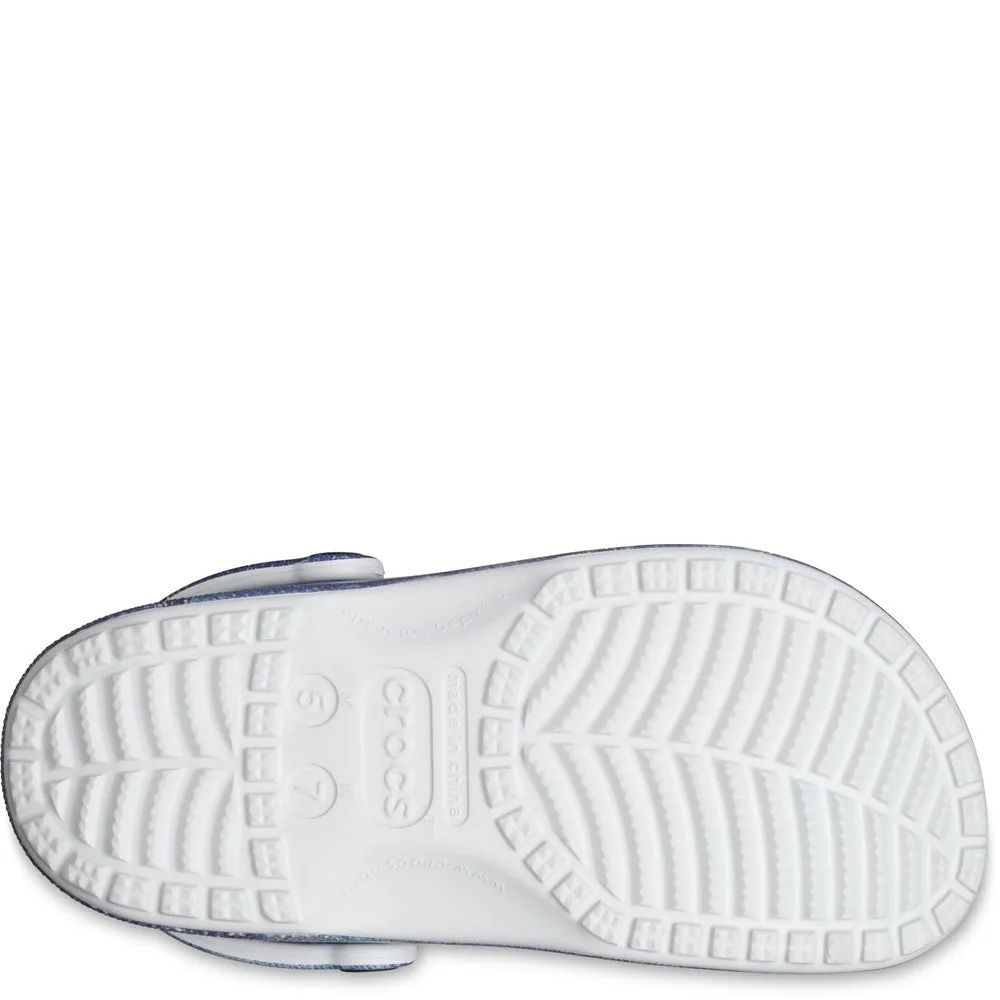 Crocs Unisex Classic Denim Clog Women's Sneakers Casual Walking Shoes