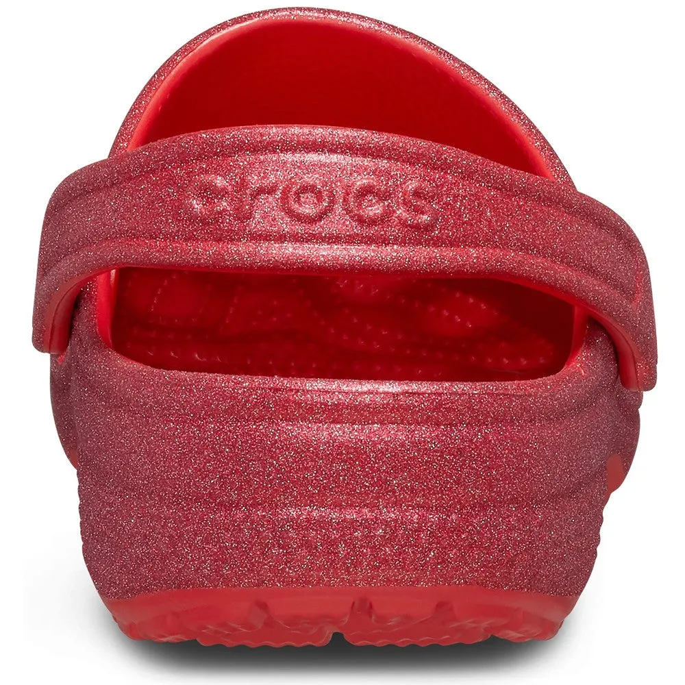 Crocs Unisex Classic Glitter Clog Women's Sneakers Casual Walking Shoes
